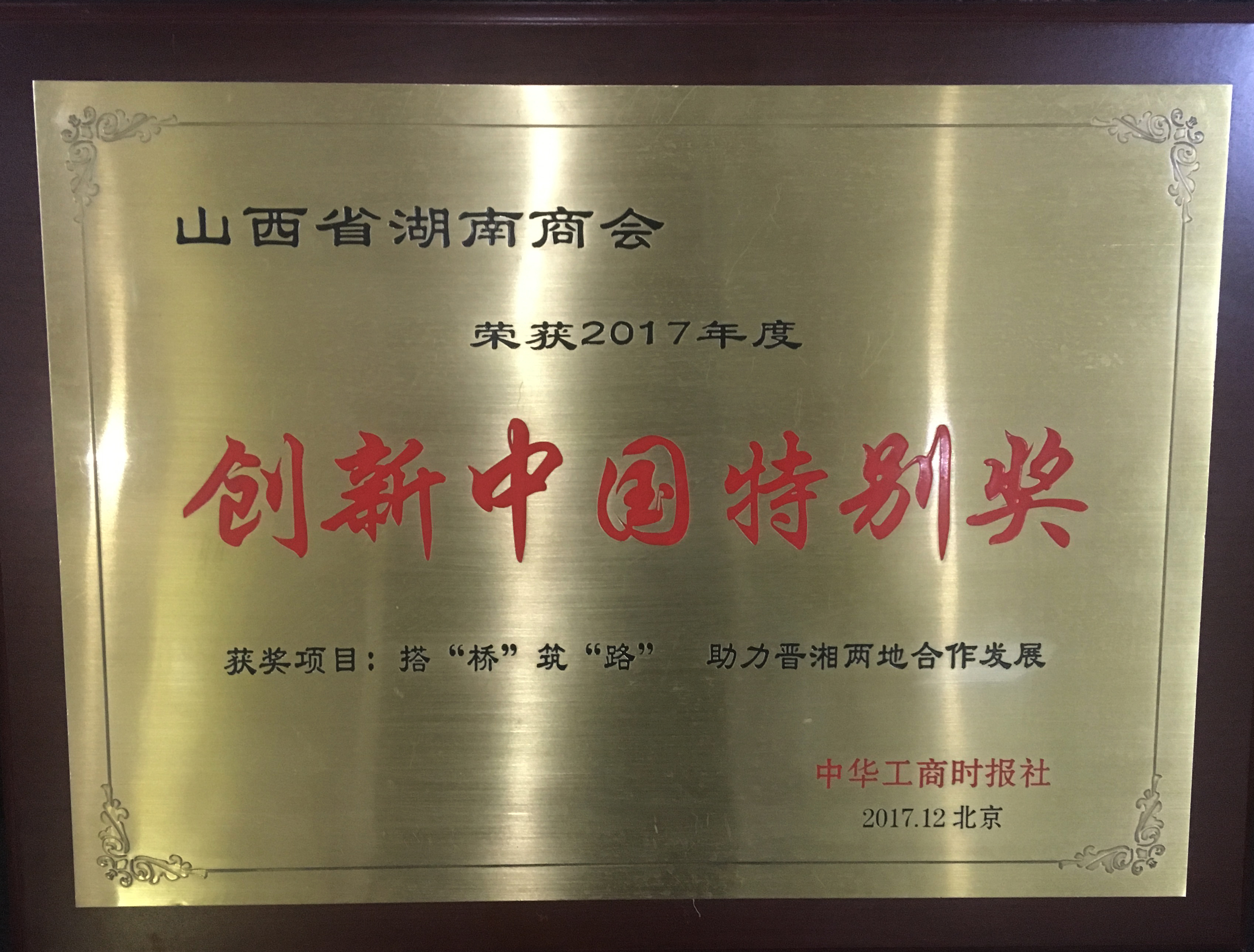 创新中国特别奖